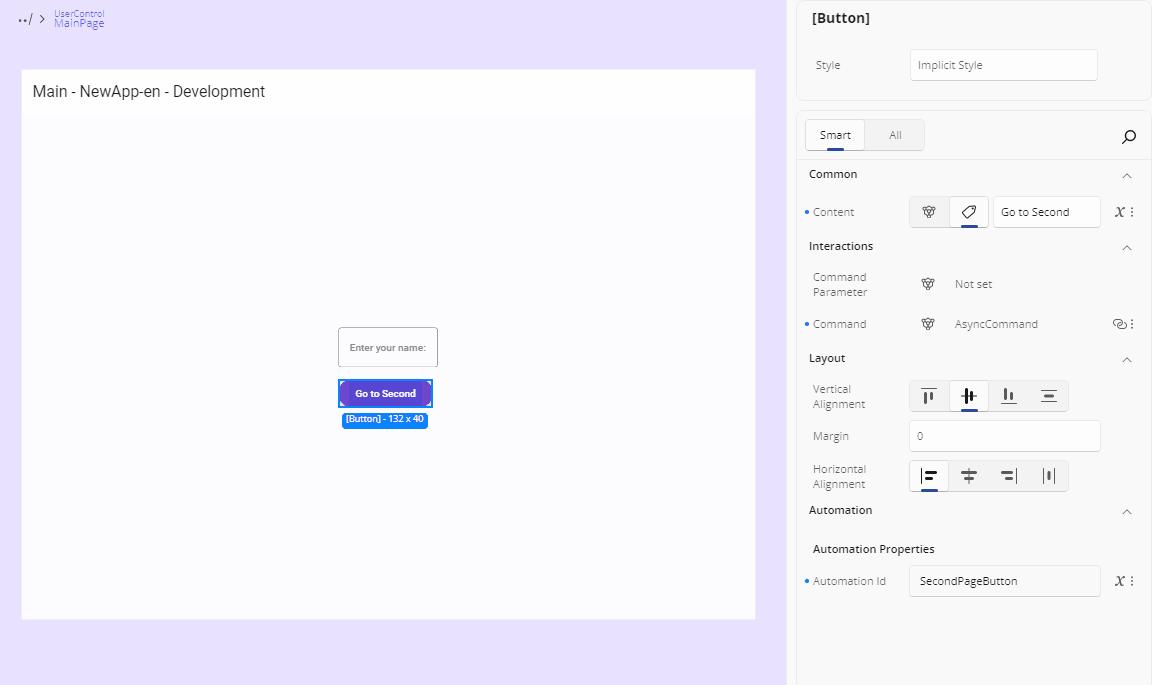 GIF showing how to edit a Complex Type on the Properties panel